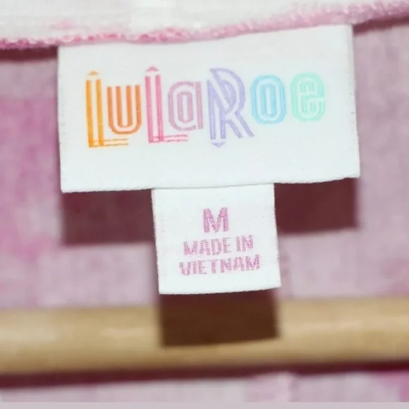 LuLaRoe Breast Cancer Awareness Amber Pink Tie Dye M - Picture 4 of 8